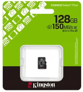 MEMORY MICRO SDXC 128GB UHS-I/SDCS3/128GBSP KINGSTON