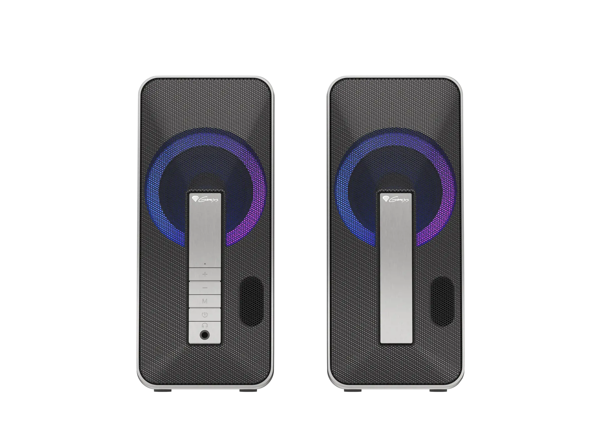 NATEC Genesis kompiuterio garsiakalbiai 2.0 Helium 100BT RGB USB