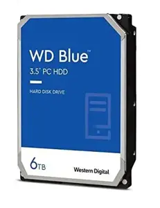 "WD Blue" 6 TB SATA 3,5 colių 6 Gb/s kompiuterio kietasis diskas