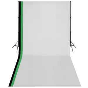 Fotostudijos kompl. su 3 medviln. fonais ir regul. rėmu, 3x6m