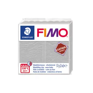 Modelinas FIMO, odos efektas, 57 g, šviesiai pilka sp.