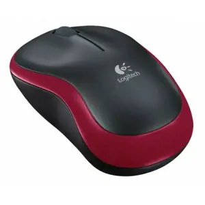 Belaidė ergonominė pelė LOGITECH M185, raudona sp.