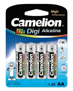 Camelion LR6-BP4DG AA/LR6, Digi Alkaline, 4 vnt.