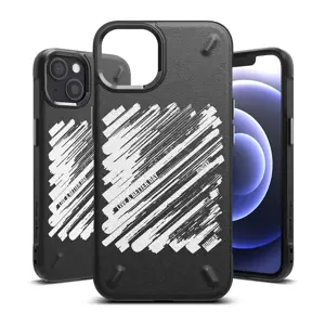 "Ringke Onyx Design" patvarus TPU dangtelis "iPhone 13 mini", juodas (OD541E229)