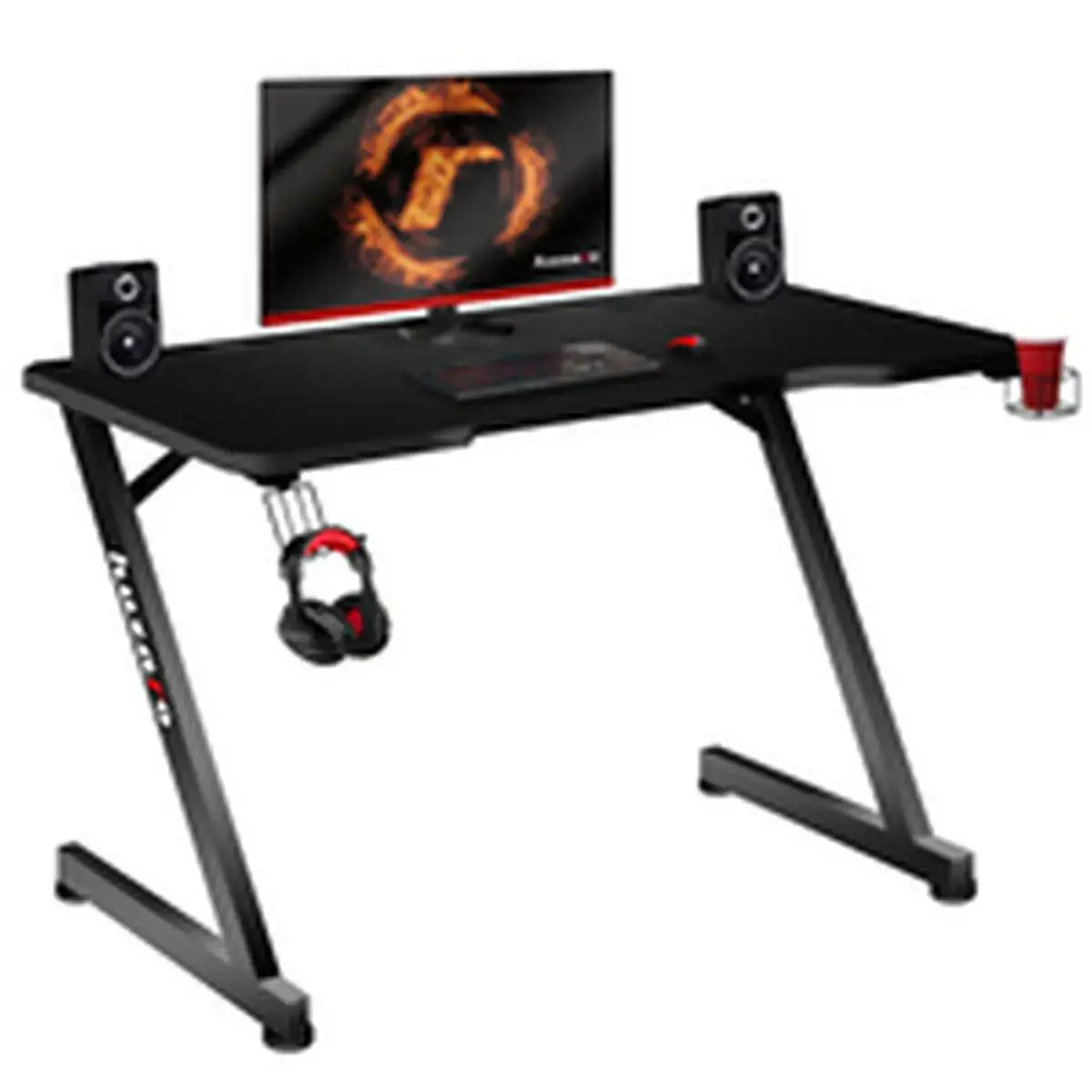 "Huzaro Hero 2.5" kompiuterio stalas Juodas