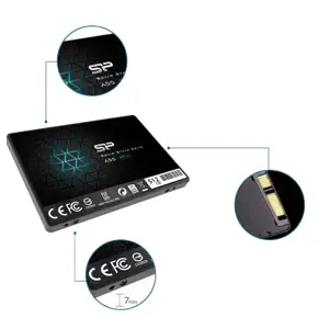 SSD diskas SILICON POWER A55 512 GB, 2.5", Serial ATA III