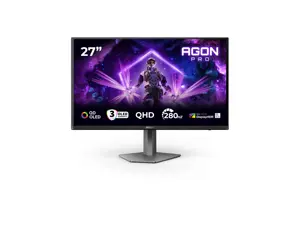 AOC | AG276QZD2 | 26.7 " | OLED | QHD | 16:9 | 240 Hz | 0.03 ms | 2560 x 1440 pixels | 250 cd/m² | HDMI ports quantity 2