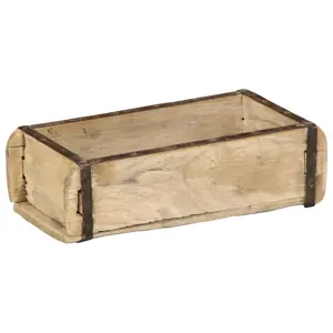 Padėklai 4 vnt 30x15x9 cm Kietas medis Atkurtas