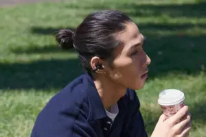 Sony LinkBuds WF-LC900 Clip Open-Ear Headphones,  Black | Sony