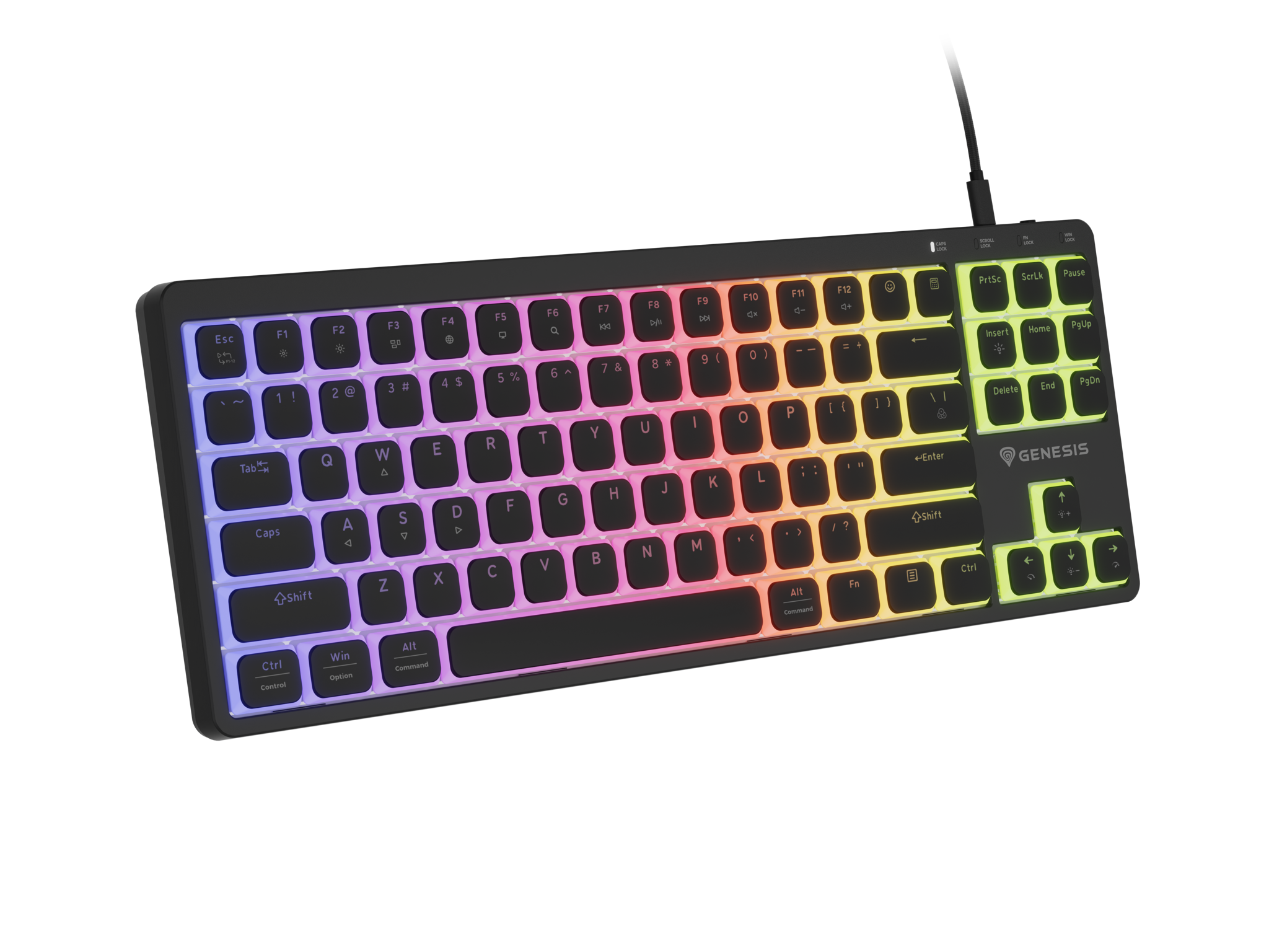 Genesis Thor 430 TKL | Gaming Keyboard | Wired | US | Linear | Black