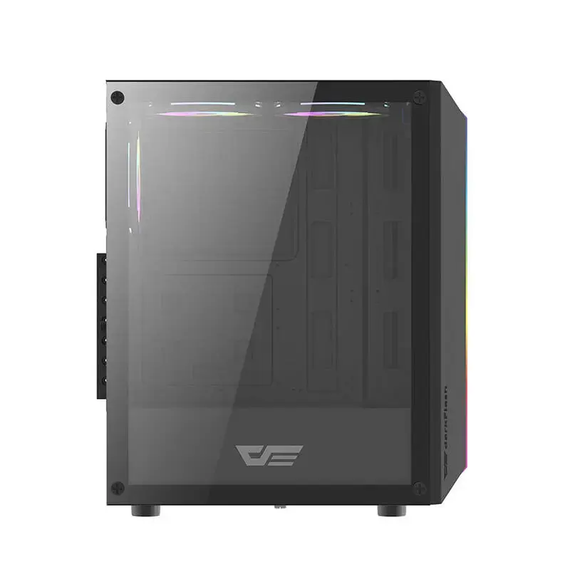 Darkflash DK151 computer case LED with 3 fan (black)