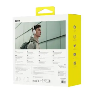Baseus Bass 30 Max Wireless Headphones (white)