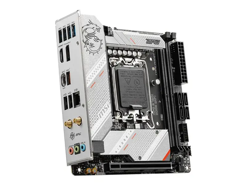 MSI MPG B760I EDGE WIFI, "Intel", LGA 1700, "Intel® Celeron®", "Intel® Pentium® Gold", LGA 1700, DDR5-SDRAM, 96 GB