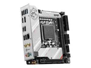 MSI MPG B760I EDGE WIFI, "Intel", LGA 1700, "Intel® Celeron®", "Intel® Pentium® Gold", LGA 1700, DDR5-SDRAM, 96 GB