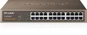 TP-Link TL-SF1024D, Fast Ethernet (10/100), Rack mounting