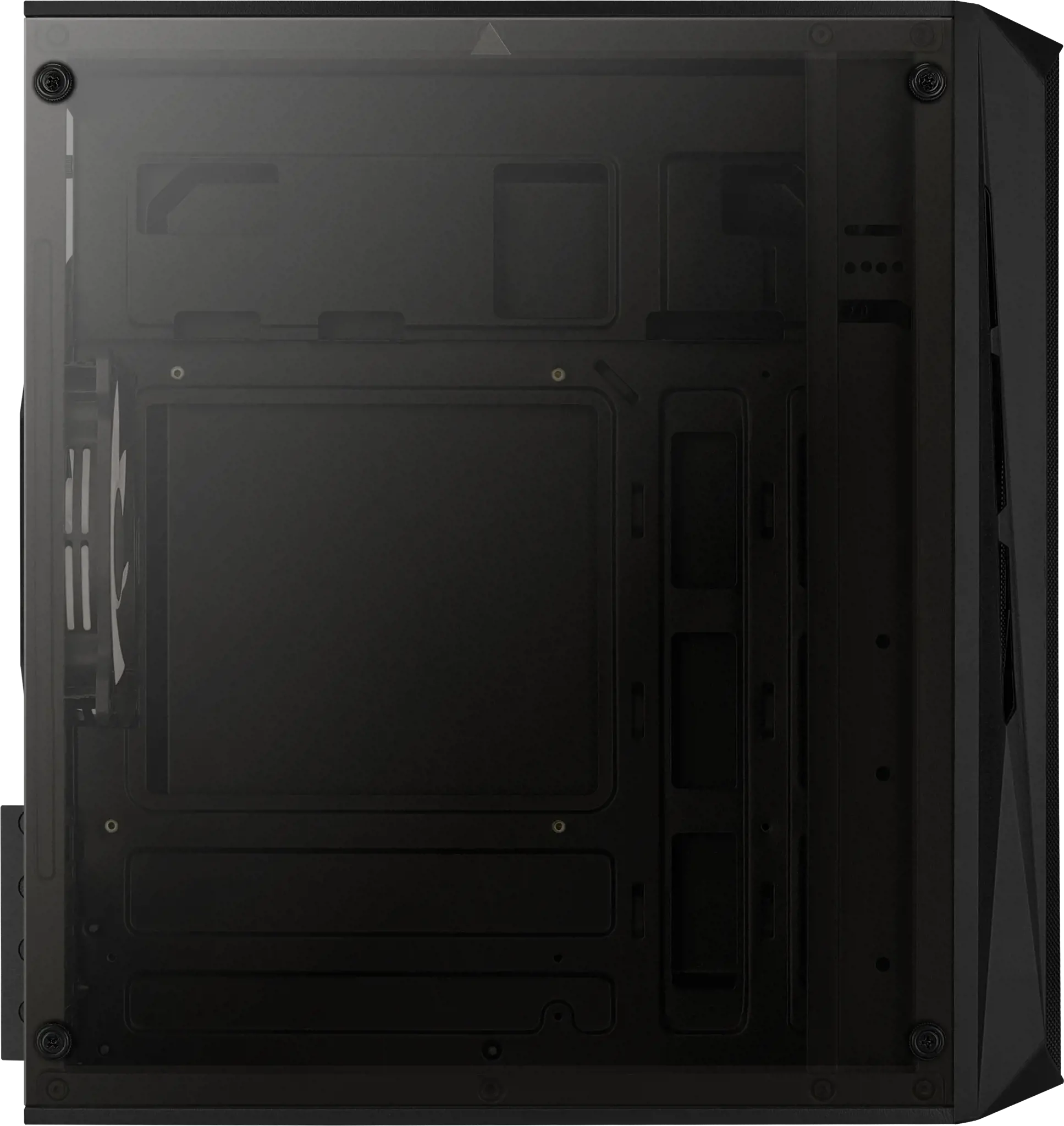 AEROCOOL PGS CS-107-A-BK-v2 FRGB - Kompiuterio korpusas