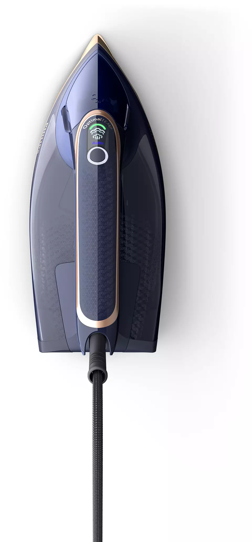 "Philips" DST8050/20, garų lygintuvas, "SteamGlide Elite" padas, 3 m, 260 g/min, mėlynas, auksinis, 85 g/min