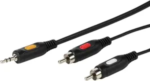 Vivanco cable 3.5mm - 2xRCA 2.5m