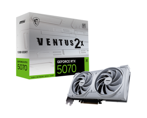 MSI GeForce RTX 5070 12G VENTUS 2X OC WHITE | NVIDIA | 12 GB | GeForce RTX 5070 | GDDR7 | HDMI port…