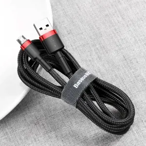 Baseus Cafule Micro USB cable 1.5A 2m (Red+Black)
