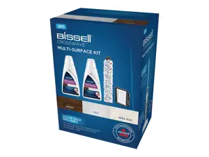 "Bissell" valymo paketas "MultiSurface Pack" (2x plovikliai+šepetėlis+filtras)