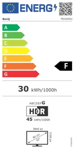 Monitorius BENQ PD3205U 32inch LED 3840x2160 16:9 350cd/m2 4ms HDMI/DP/USB-C PD90W Black