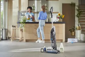 "Bissell" dulkių siurblys "CrossWave C6 Cordless Select" Belaidis veikimas, Rankinė lazdelė, Plovimo funkcija, 36 V, Veikimo laikas (maks.) 25 min, Juoda/Titanas/Mėlyna, Garantija 24 mėn.