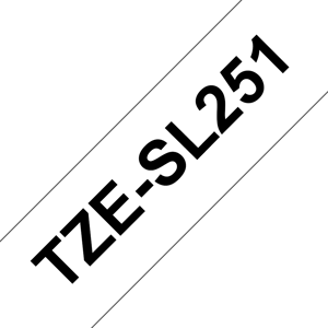 Brother TZESL251, Black on white, China, 5 year(s), Brother, PTE500, PTE550W, PTE800W, PTP750WVP, P…