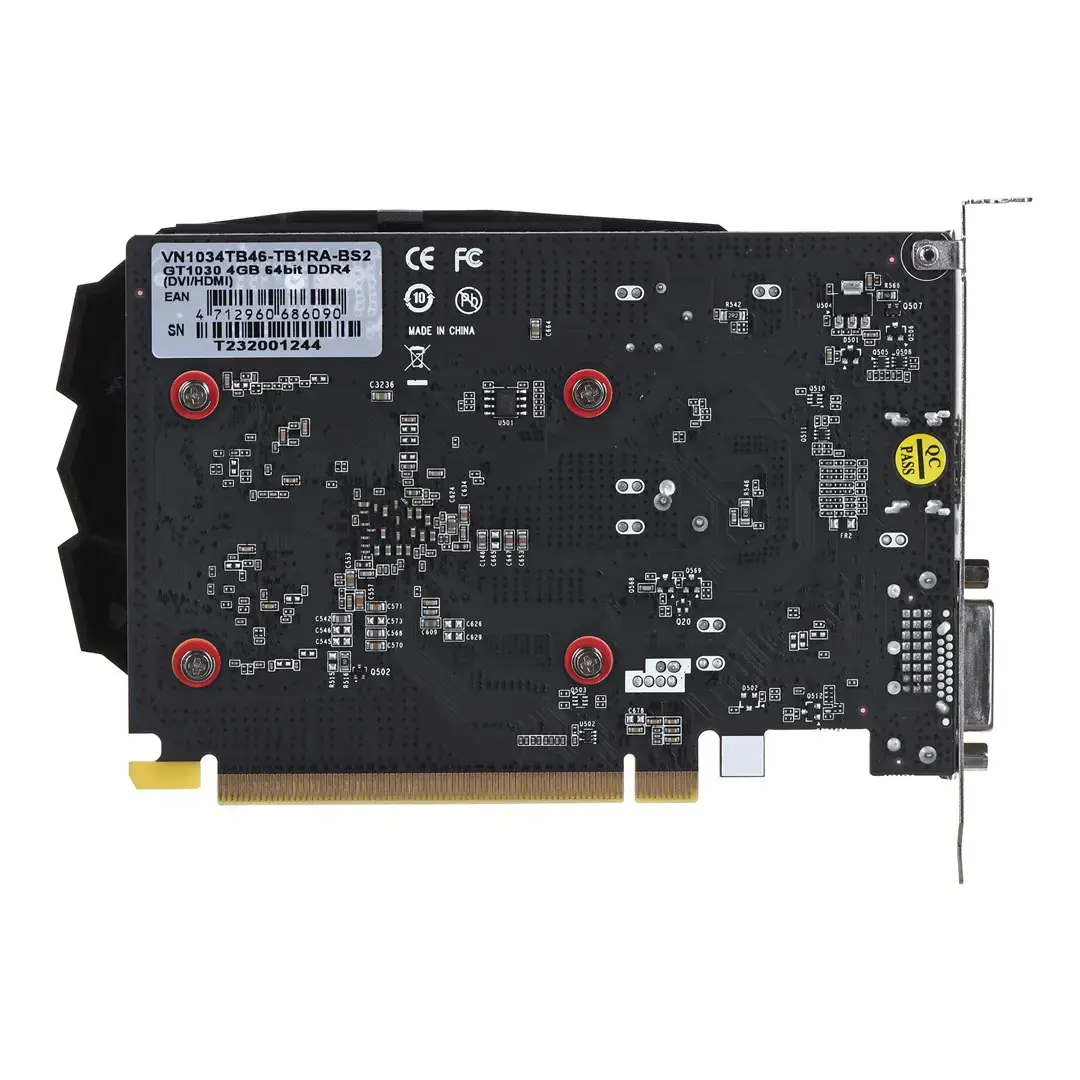 Vaizdo plokštė BIOSTAR GeForce GT 1030 4 GB, GDDR4, VN1034TB46