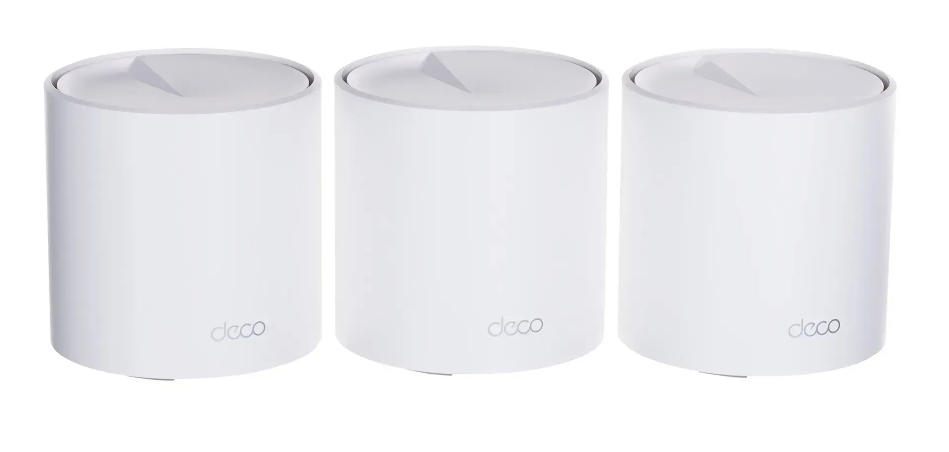 "TP-Link AX3000 Whole Home Mesh WiFi 6" sistema, balta, vidinė, CE: (2,4 GHz) <20 dBm (2,4 GHz) <23 dBm (5 GHz) FCC: <30 dBm (2,4 GHz) <30 dBm (5 GHz), 0-40 °C, -40-70 °C, 10-90 %.