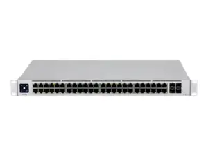UBIQUITI USW-48-POE UniFi valdomas komutatorius gen2 32x Gigabit POE+ prievadai / 16x Gigabit POE prievadai / 4x SFP 1GB prievadai 32W vienam prievadui