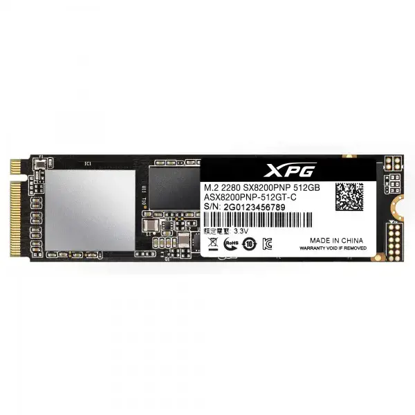 SSD diskas ADATA XPG SX8200 Pro 512 GB, M.2, PCI Express 3.0
