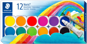 Vandeniniai dažai STAEDTLER NORIS CLUB 888, 12 spalvų