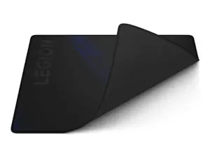 Lenovo GXH1C97870, juoda, mėlyna, vaizdas, mikropluoštas, guma, neslystantis pagrindas, žaidimų pelės kilimėlis