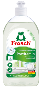 Frosch jautriai odai skirtas indų ploviklis su provitaminu B5, 500 ml