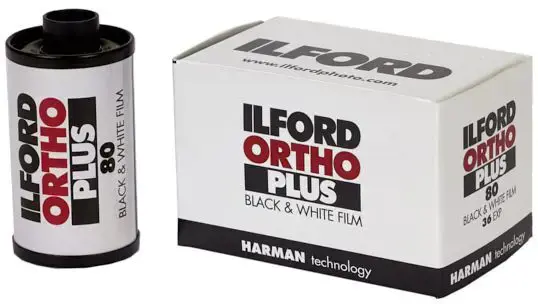 Ilford plėvelė Ortho Plus 135-36