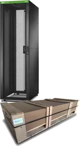 APC Easy Rack 600mm/42U/1000mm , su stogeliu, šoninis skydelis, laisvai pastatoma spinta, 42U, 1199…