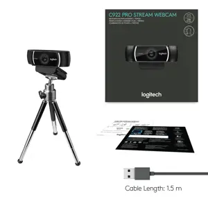 "LOGITECH C922 Pro Stream Webcam" - USB -EMEA