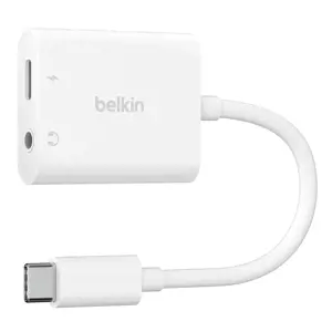 "Belkin" NPA004BTWH, C tipo USB, 3,5 mm, C tipo USB, baltas, 60 W, apvalus kabelis, Qi sertifikatas