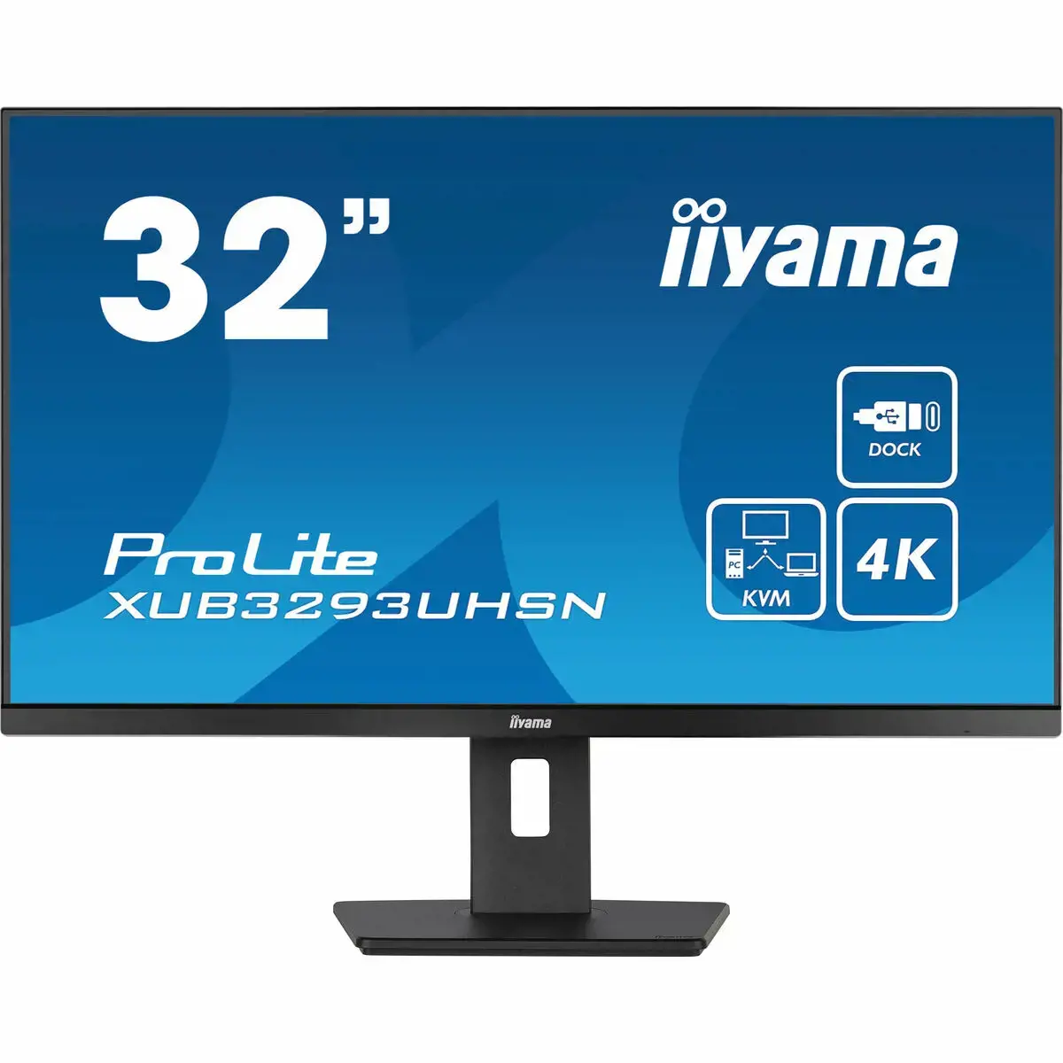 Monitorius Iiyama XUB3293UHSN-B5 32" IPS LCD ekranas be mirgėjimo 60 Hz