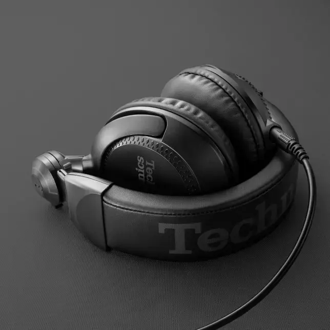 "Technics" ausinės EAH-DJ1200EK, juodos spalvos
