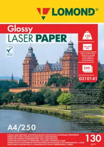 Blizgus Fotopopierius Lomond, A4, 130 g/m², 250 psl.