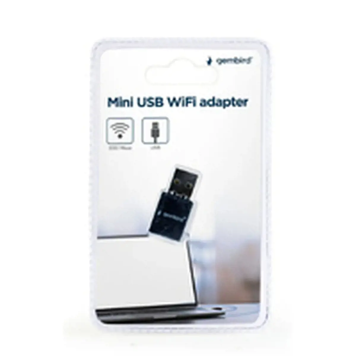 GEMBIRD WNP-UA300-01 Mini USB WiFi adapteris 300 Mbps