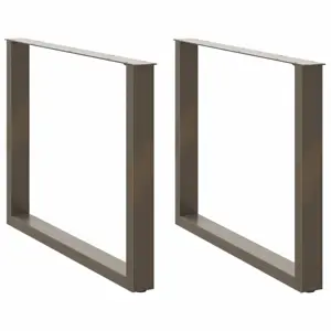 Valgomojo stalo kojelės, U formos, 2 vnt., 100x(72-73) cm