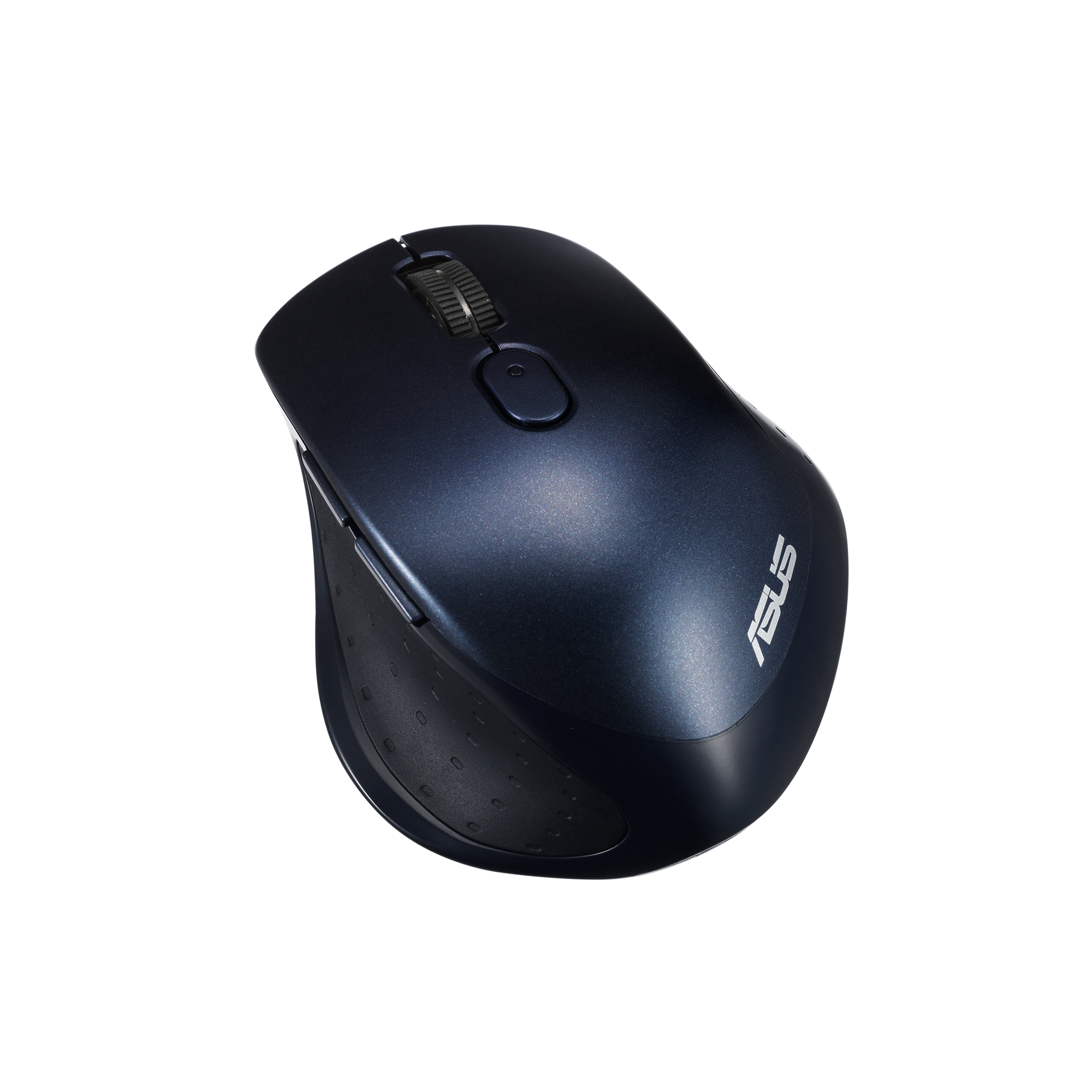 ASUS MW203, dešiniarankis, optinis, RF belaidis + "Bluetooth", 2400 DPI, juodas, mėlynas