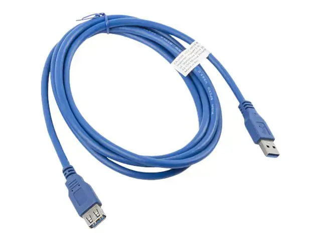 LANBERG CA-US3E-10CC-0018-B "Lanberg" USB 3.0 AM-AF 1,8 m mėlynos spalvos ilgintuvas