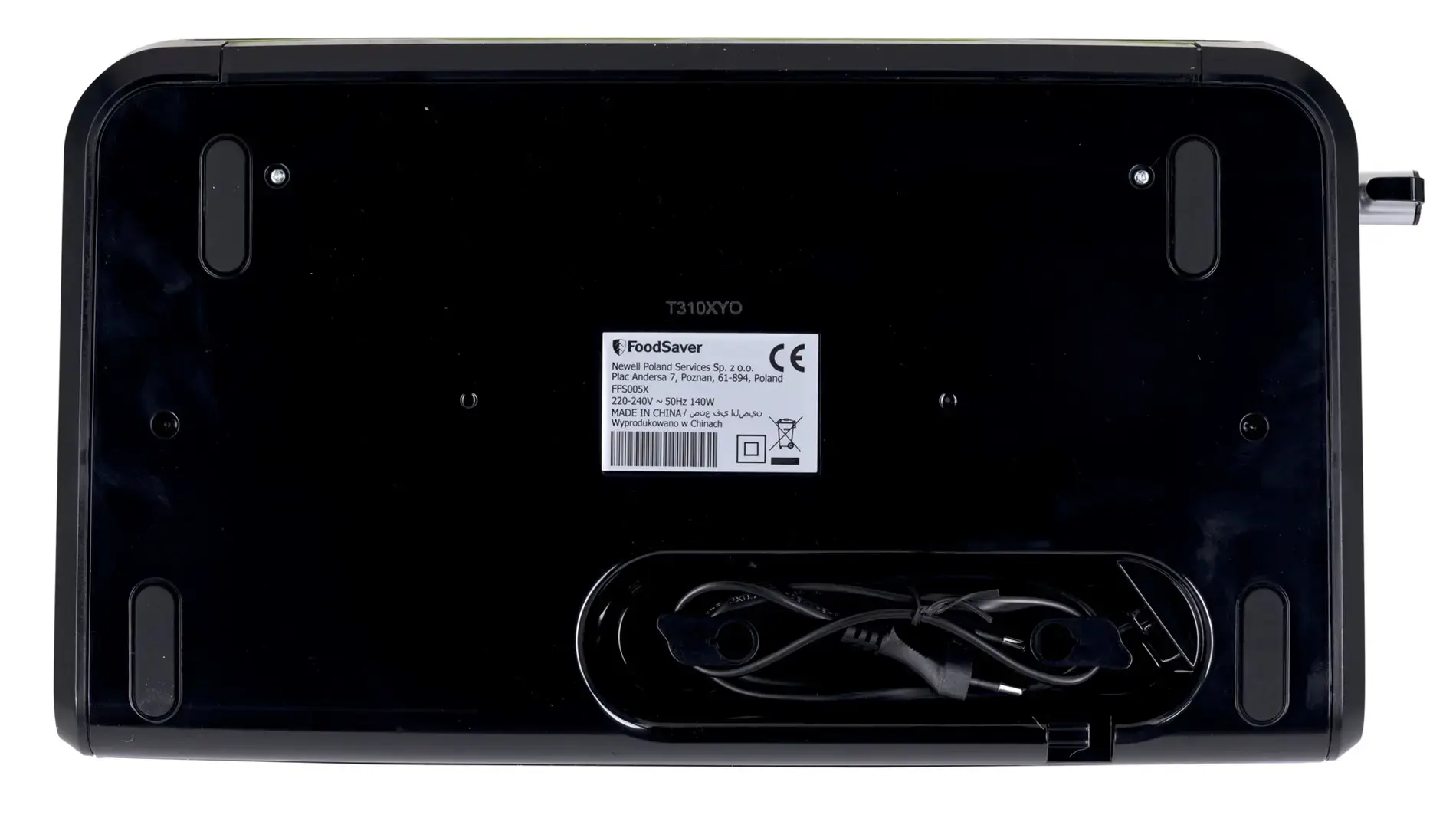 "FoodSaver FFS005X" vakuuminis sandariklis 0,5 mbar Juodas, nerūdijantis plienas