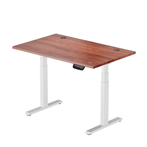 Reguliuojamo aukščio stalas Up Up Thor Baltas, Stalviršis M Tamsaus riešuto spalvos