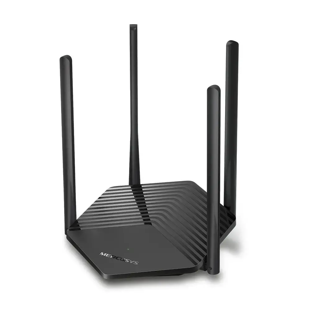 "Mercusys AX1500 WiFi 6" maršrutizatorius MR60X 802.11ax, 1201+300 Mbit/s, 10/100/1000 Mbit/s, Ethernet LAN (RJ-45) prievadai 2, Tinklelio palaikymas Ne, MU-MiMO Taip, Nėra mobiliojo plačiajuosčio ryšio, Antenos tipas Išorinė