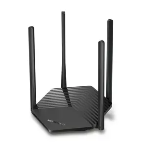 "Mercusys AX1500 WiFi 6" maršrutizatorius MR60X 802.11ax, 1201+300 Mbit/s, 10/100/1000 Mbit/s, Ethernet LAN (RJ-45) prievadai 2, Tinklelio palaikymas Ne, MU-MiMO Taip, Nėra mobiliojo plačiajuosčio ryšio, Antenos tipas Išorinė